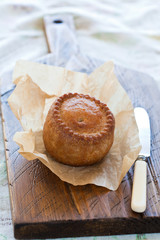 Pork Pie on a chopping board