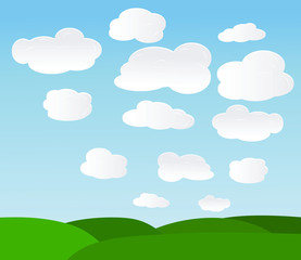 Fototapeta premium vector sky