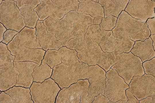 Vertrocknete Erde im Death Valley