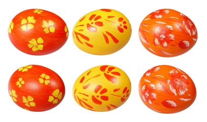 hand painting Easter eggs