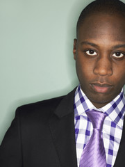 businessman in studio head and shoulders