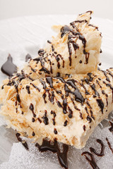 puff pastry with chocolate.