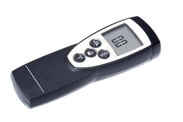digital thermometer on white
