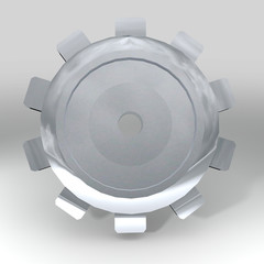 silver gear teeth