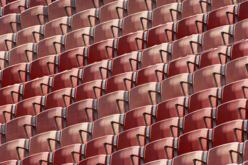 Fototapeta premium rows of seats