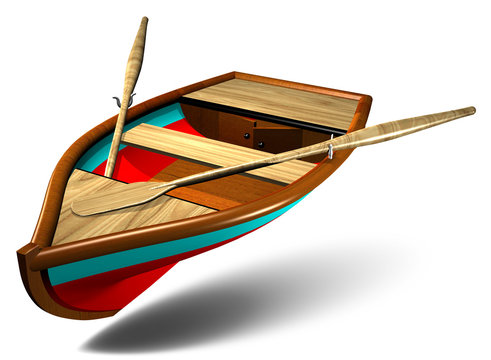 Barca a Remi-Rowboat-Pinnace-Chaloupe