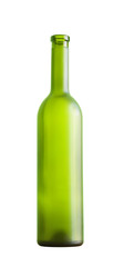 wine bottle on a white background