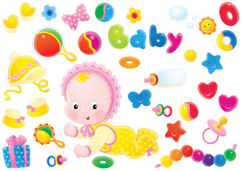 Baby and toys