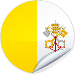 Sticker du Vatican (détouré)
