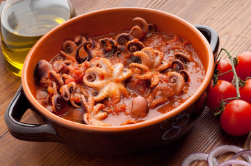 octopus in guazzetto typical venetian recipe