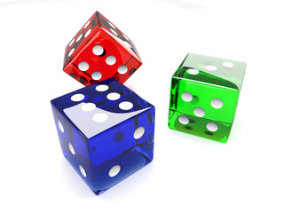 Drei Würfel
