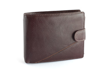 Brown leather wallet 2