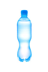 Plastic bottle with water