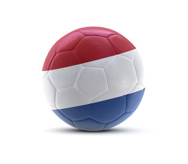 Fototapeta premium fußball niederlande football netherlands 3d