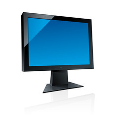 Blank screen TV or personal computer