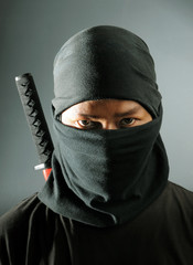 Ninja assassin portrait