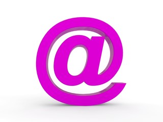 email sign in magenta color