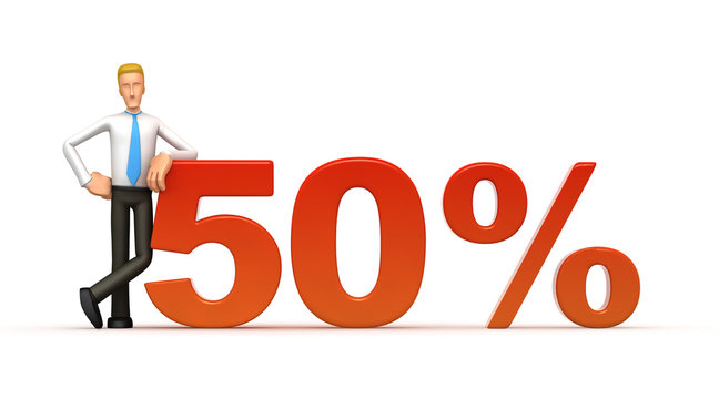 50 percent