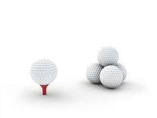 3d golf balls