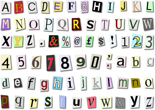 Scrapbook Letters Images – Browse 118,220 Stock Photos, Vectors, and Video