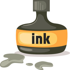jar of black ink