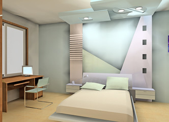 a fashion bedroom design proposal