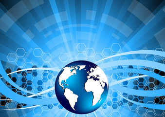 Vector tech background