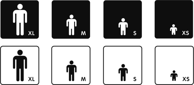Piktogramme XS M S XS