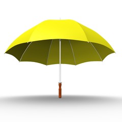 Yellow umbrella