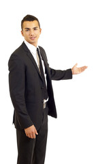 businessman presenting