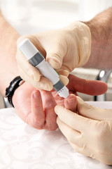 Obraz premium Blutzucker Messgerät