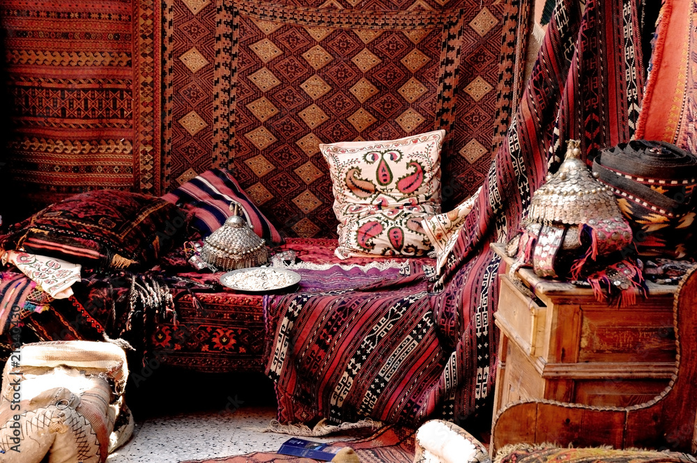 Wall mural Carpet bazaar in Cappadocia, Turkey