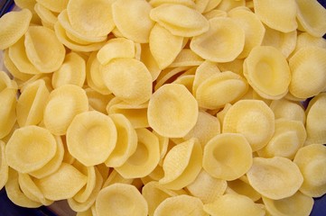 Mediterranean cuisine: italian orecchiette pasta