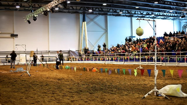 Cossack competition touch target