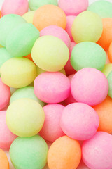 Fototapeta na wymiar Colorful naphthalene balls