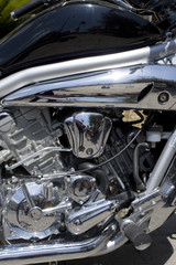 Fototapeta na wymiar motorbike engine
