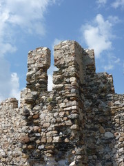 castle wall ant turrets at anamur in turkey © William Richardson