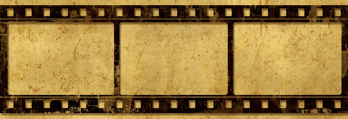 Grunge film frame with space for your images
