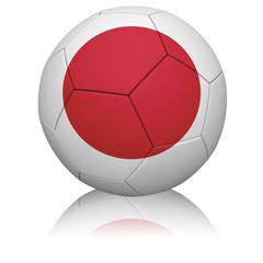 Fototapeta premium Japanese Flag Football