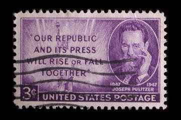 Vintage US commemorative postage stamp