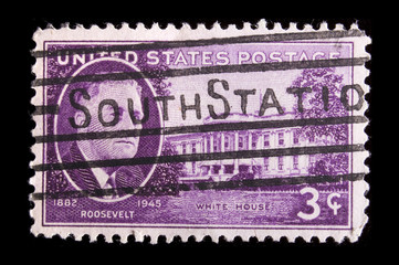 Vintage US commemorative postage stamp