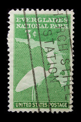 Vintage US commemorative postage stamp