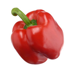 Sweet pepper isolated on white