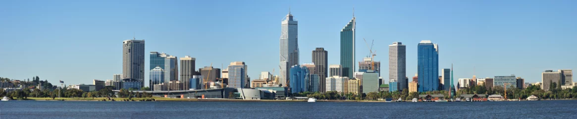 Foto op Plexiglas Panoramic view of Perth in Australia © Isaxar