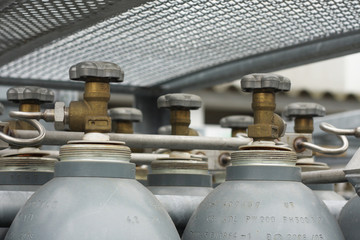 Gas cylinders for welding