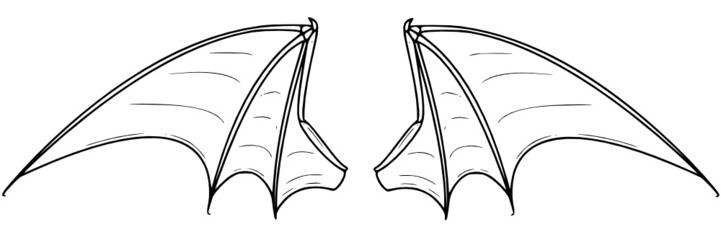 drachenflügel zeichnen