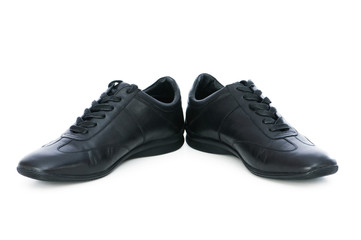 Male shoes isolated on the white background