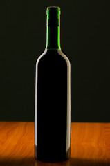 Wine concept with gradient background