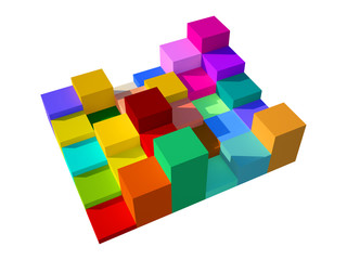 Obraz premium 3d box
