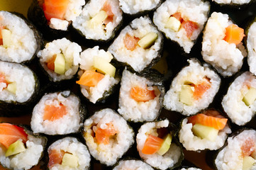 Japanese sushi background